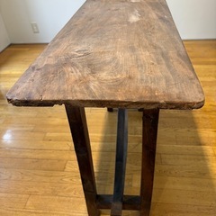 決まりました！VINTAGE ウッドテーブル アンティーク平台 作業台 木製の画像