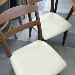 ★リユースのサカイ千葉中央店★  ダイニングテーブルセット ブラウン H70×D80×W150 クリーニング済み TC5799の画像