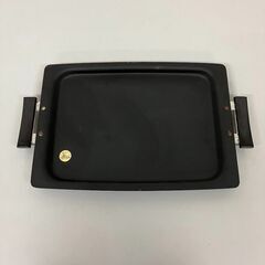 stp-3645　烏城印　ホットプレート　足付き　焼付総仕上げ　鉄板　バーベキュー　長方形　平面　ビフテキ　オイル焼き　焼きそばの画像