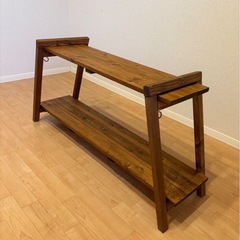 木製　棚、シェルフ、ラックの画像
