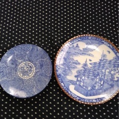 古皿２枚の画像