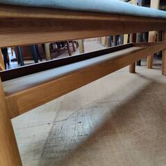 【愛品倶楽部柏店】NITORI ニトリ ダイニングベンチ ログ140の画像