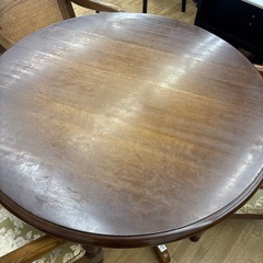 【ドリーム川西店御来店限定】☆ジモティー見たよ♪割引☆飛騨産業　ダイニング4点セット　クリーニング済み 【2125560000042127】の画像