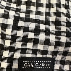 チェック キュロットスカート 160 の画像