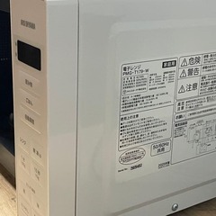 【2024年購入品】アイリスオーヤマ 電子レンジ 17L PMG-T179-W ホワイトの画像