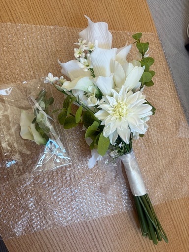 アーティフィシャルフラワー 結婚式ブーケ