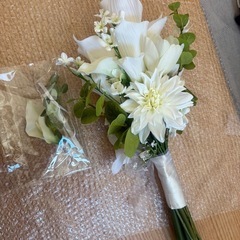 アーティフィシャルフラワー 結婚式ブーケの画像
