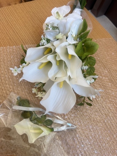 アーティフィシャルフラワー 結婚式ブーケ