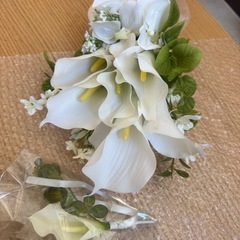 アーティフィシャルフラワー 結婚式ブーケの画像