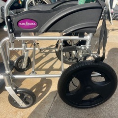 軽量 介助用 車椅子 車イス 折りたたみの画像