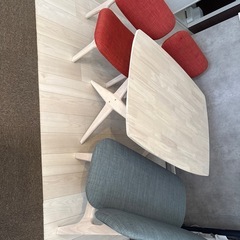 ニトリリラックスワイドダイニングテーブル椅子3脚付き