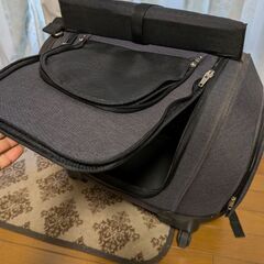 犬のキャリー&リュック　OPPO オッポ Pet Carrier muna ペットキャリア ミュナ ネイビーブラック 犬 猫 ペットキャリー キャスター付き リュック バッグ カート 4WAY 布製 撥水 メッシュの画像