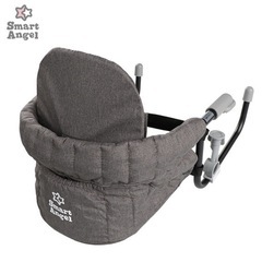 西松屋　背もたれ付きテーブルチェア（クールグレイ）の画像