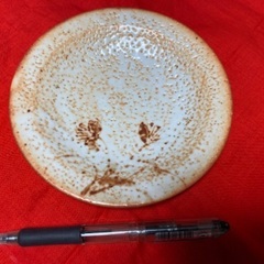 小皿5つ、和風、橙色の画像