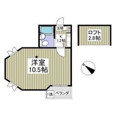 💚💛フリーレント1ヶ月付き💛💚敷礼ゼロ🌟市川大野駅徒歩15分🌈賃...