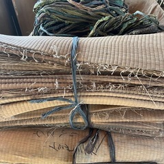 古いゴザ　農業の画像