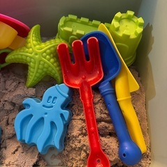 まとまる砂遊びセット　お話し中の画像