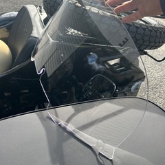 ハーレー純正フロントシールドの画像