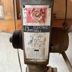 13mm 卓上ボール盤（電気ドリルプレス）の画像