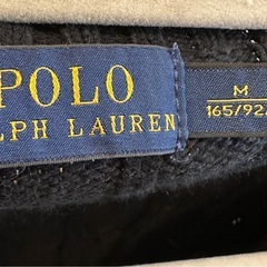 POLO セーター 黒 レディースM の画像