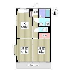 💚💛フリーレント1ヶ月付き💛💚敷礼ゼロ🌟都賀駅徒歩32分🌈駐車場...