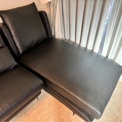 10万で購入3人がけソファの画像