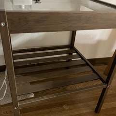 NESNA ネスナ サイドテーブル, ダークブラウンの画像