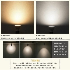 【色: ホワイト】共同照明 10個セット 配線ダクトレール用 スポットライト の画像