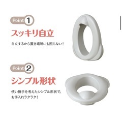 Combi スタンド型補助便座 グリーンの画像