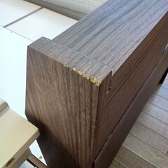 ★リユースのサカイつくば店★TK7702 NITORI シングルベッドフレーム ブラウン H85×D211×W95 クリーニング済みの画像