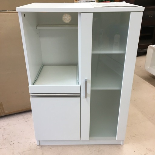 美原店 ニトリ フォルムN レンジボード レンジ台 炊飯器台　ホワイト