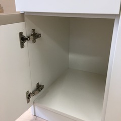 美原店 ニトリ フォルムN レンジボード レンジ台 炊飯器台　ホワイトの画像