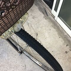 地域限定送料無料　パナソニック　ビビ　DX　子供乗せ　8,9AH　黄緑　パスウィズ　アシスタ　神戸市　電動自転車の画像