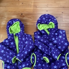 内側フリース　ダウンジャケット　100 120の画像