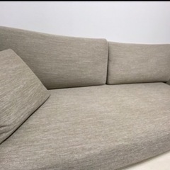 【値下げしました】3人用布張りソファ（Nポケット A3 DR-BE）の画像