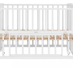 ベビーベッド　ホワイト　カトージの画像