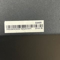 Hisense ハイセンス　32型ハイビジョンLED液晶テレビ 32A50 リモコン・取扱説明書付　2019年製の画像