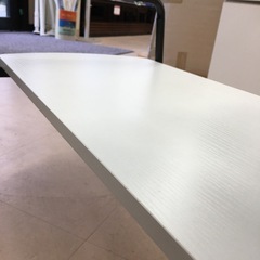 美原店 センターテーブル ローテーブル ニトリ Nシスコ 9545TP 天板ガラス　ホワイトの画像