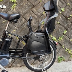 パナソニックギュットミニDX チャイルドシート2台付き電動自転車 黒の画像