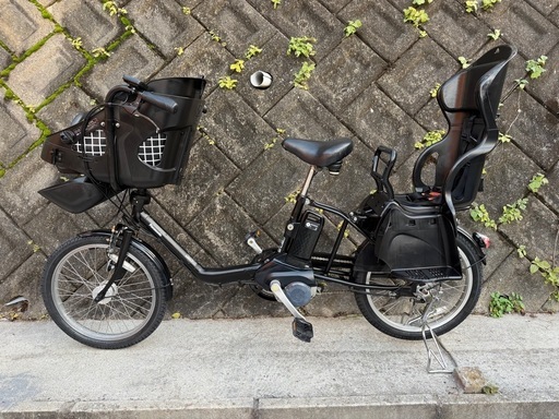 パナソニックギュットミニDX チャイルドシート2台付き電動自転車