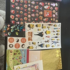 手紙，シールの画像