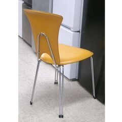 ダイニングチェア ① イエロー系 1人掛けチェア 椅子 いす イス ☆ 札幌市 北区 屯田 の画像