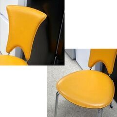 ダイニングチェア ① イエロー系 1人掛けチェア 椅子 いす イス ☆ 札幌市 北区 屯田 の画像