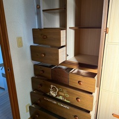 子供用たんすの画像