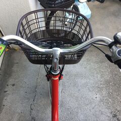 地域限定送料無料　ヤマハ　パス　シオン　12,3AH　軽量車　赤　アシスタ　ビビ　神戸市　電動自転車　の画像