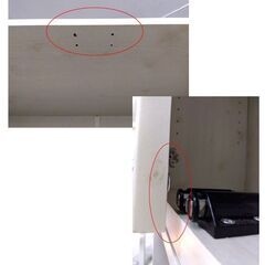 カントリー調 収納ラック 幅60×奥31×高180cm キャビネット 本棚 収納 家具 札幌市 中央区 南12条の画像