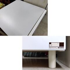 SHIRAI キャビネット ホワイト/白 幅39.5×奥41×高118cm エナメル 子供部屋 スリム収納 家具 ラック 棚 札幌市 中央区 南12条の画像