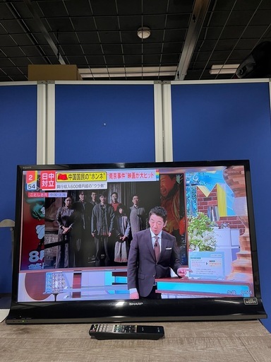 SHARP シャープ⭐︎40型液晶テレビ AQUOS LC-40J9 2013年製　リモコン付