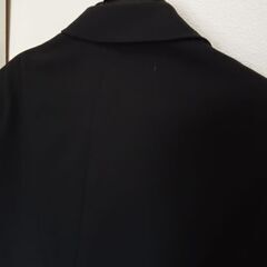 黒ストライプビジネススーツAB 7の画像