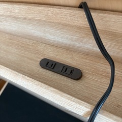 【受渡者決定】ベッドフレーム　セミダブル　木目調　の画像